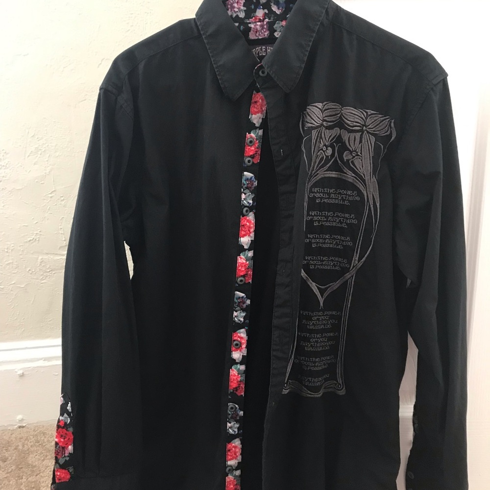 Purple Haze Properties black men’s large shirt